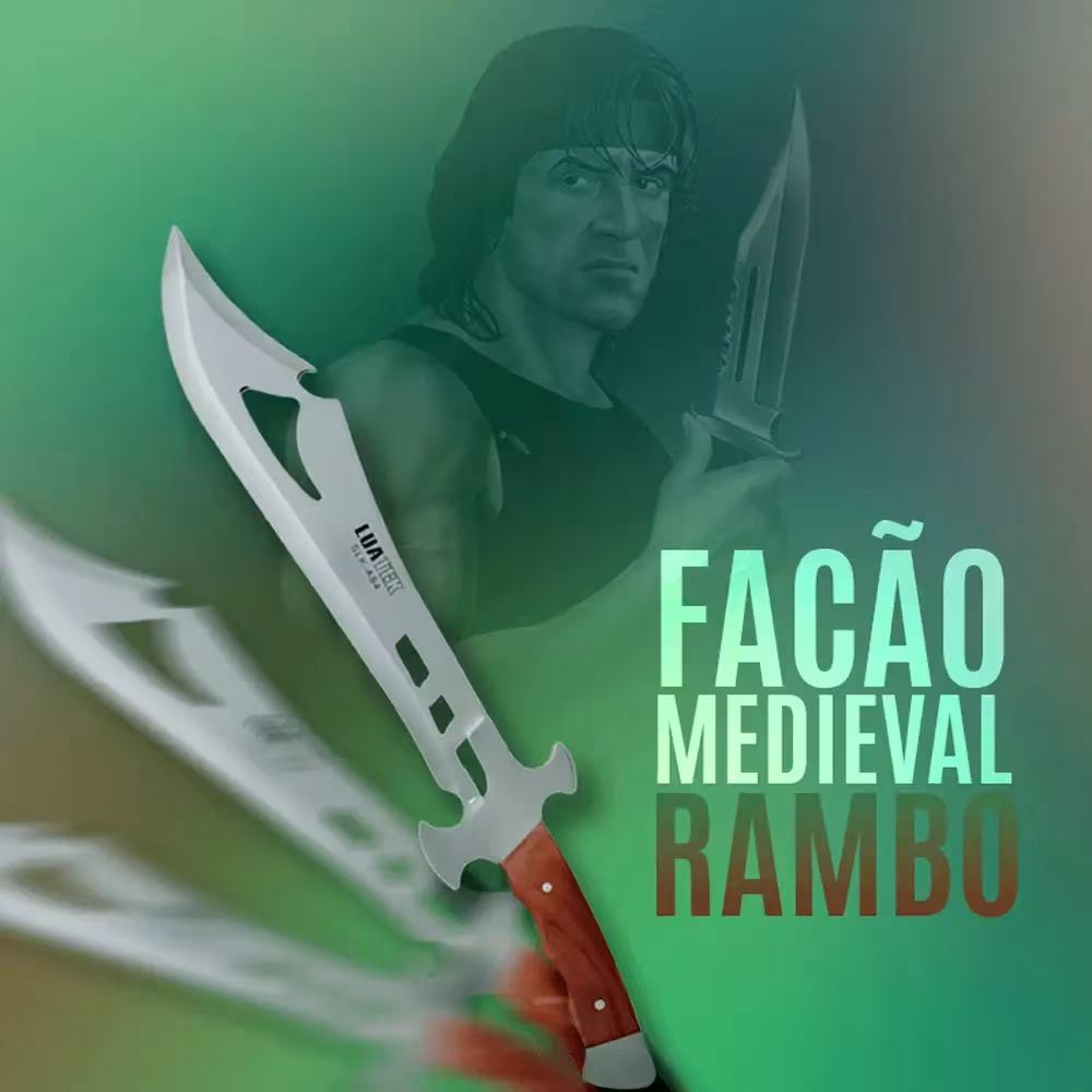 Faca de Churrasco Medieval