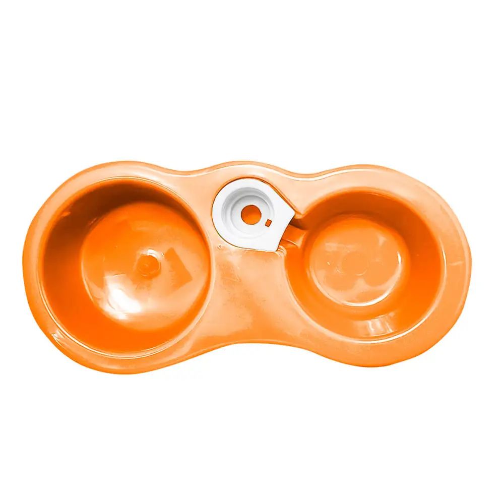 Tigela de Ração Para Pets laranja