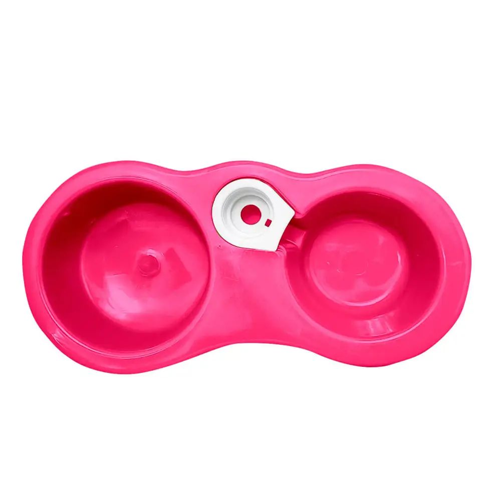 Tigela de Ração Para Pets rosa